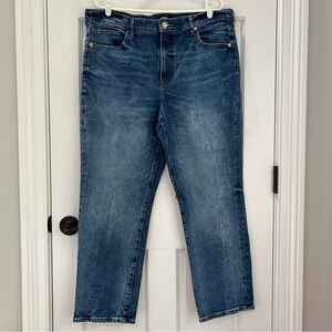 Express Straight Ankle High Rise Jeans Women’s Size 16 Long